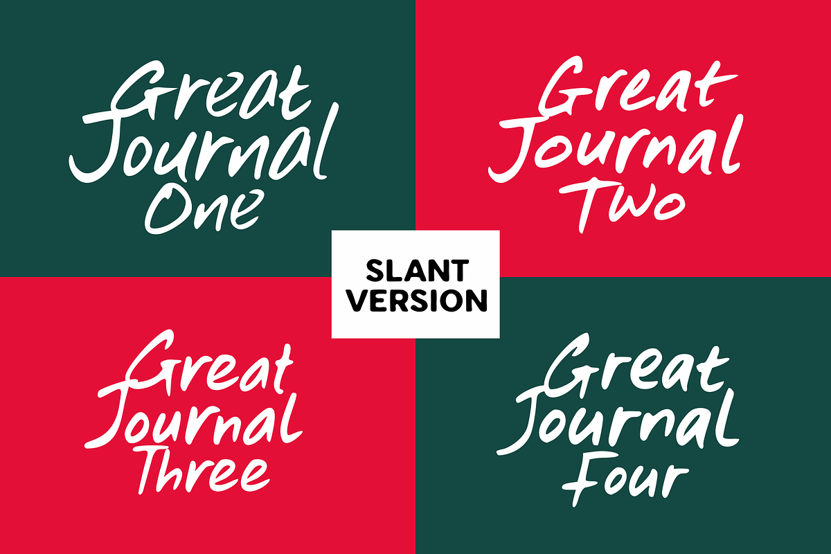 Great Journal - Natural Marker Font, a Handwritten Font by Sronstudio (Photo 3 of 16)