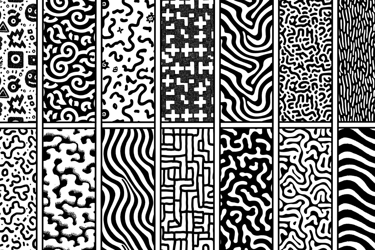 56 Unique Procreate Pattern Brushes, a Brush Add-On by Heather Green Designs (Photo 3 of 11)