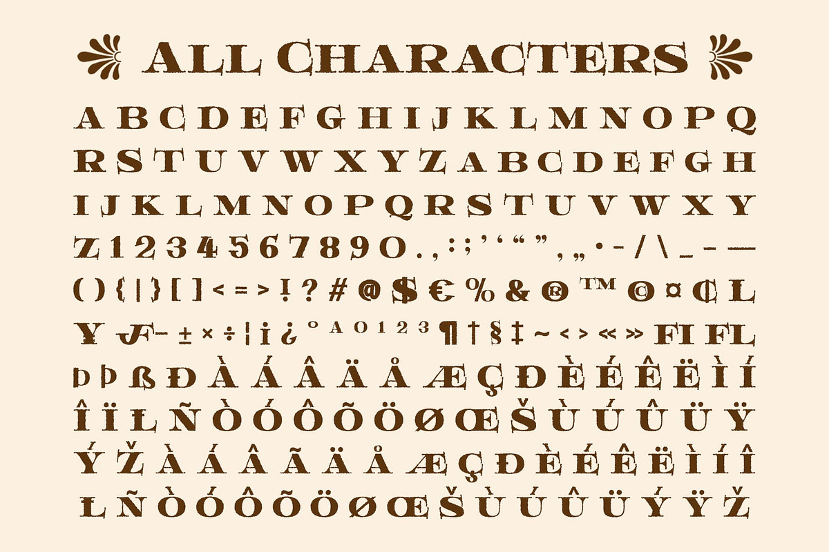 Higery Rough, a Serif Font by Craft Supply Co. (Photo 8 of 8)