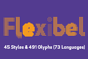 FONT Flexibel Modular, a Sans Serif Font by Typo Graphic Design (Thumbnail 3 of 5)