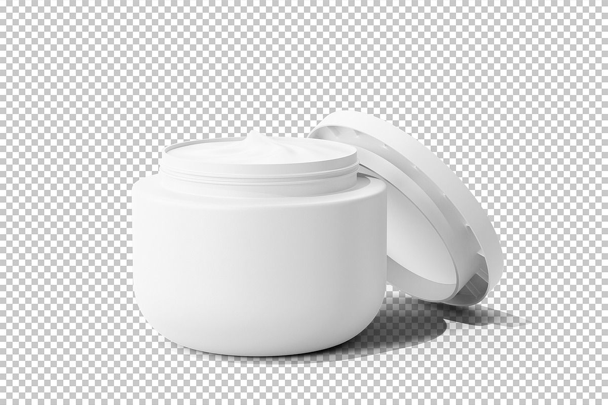 Cosmetic Cream Jar Mockup Vol.1, a Packaging Mockup by Akebareee (Photo 2 of 6)