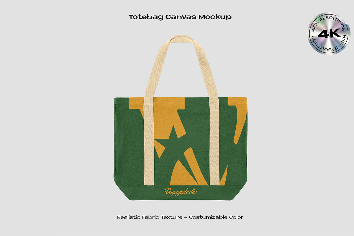 TOTEBAG CANVAS MOCKUP, an Apparel Mockup by Voyage Studio (Photo 3 of 4)