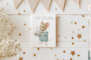 Cute Mouse Sailor birthday clipart, an Animal Illustration by AlenaVlasko stock Market (Thumbnail 3 of 5)