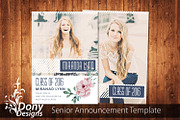 Senior Graduation Card -SE004, an Invitation Template by DonyDesigns (Thumbnail 2 of 2)