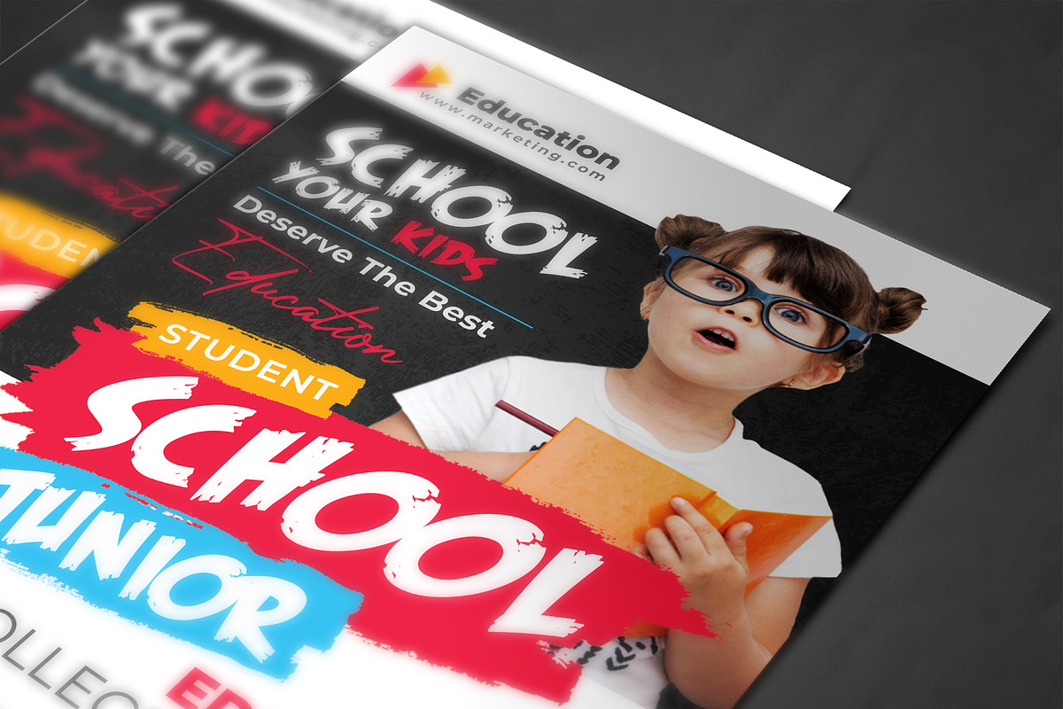 School Education Flyer, a Flyer Template by AfzaalGraphics (Photo 4 of 4)