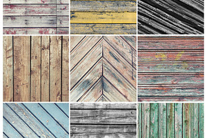 Old weathered wood collage, an Abstract Photo by BOOCYS