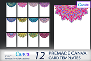 Mandala Card CANVA Template Set, a Templates & Theme by Vibrant Design Shop (Thumbnail 8 of 8)