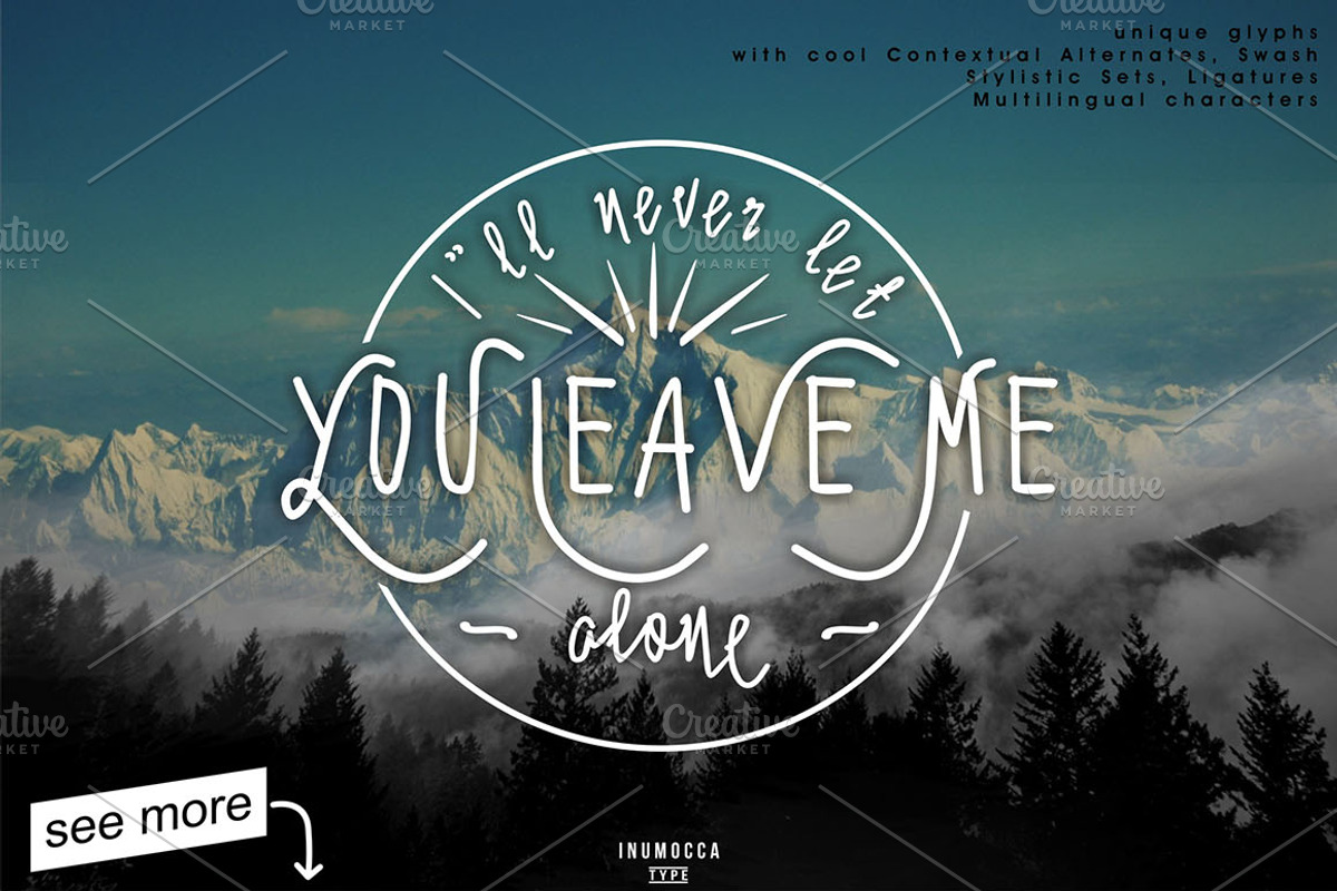 Kathleen Typeface preview 3