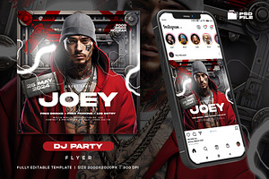 Dj Party Night Flyer Template