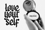 Not Today - Blackletter Script Font, a Blackletter Font by ariodsgn (Thumbnail 7 of 10)