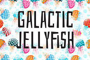 Galactic jellyfish, a Pattern Graphic by SuperNata (Thumbnail 1 of 4)