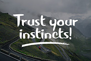 HandBrushed Font, a Script Font by Bogdan Casota (Thumbnail 4 of 6)