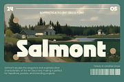 Salmont - Black Art Deco, a Sans Serif Font by Versetype (Thumbnail 1 of 12)