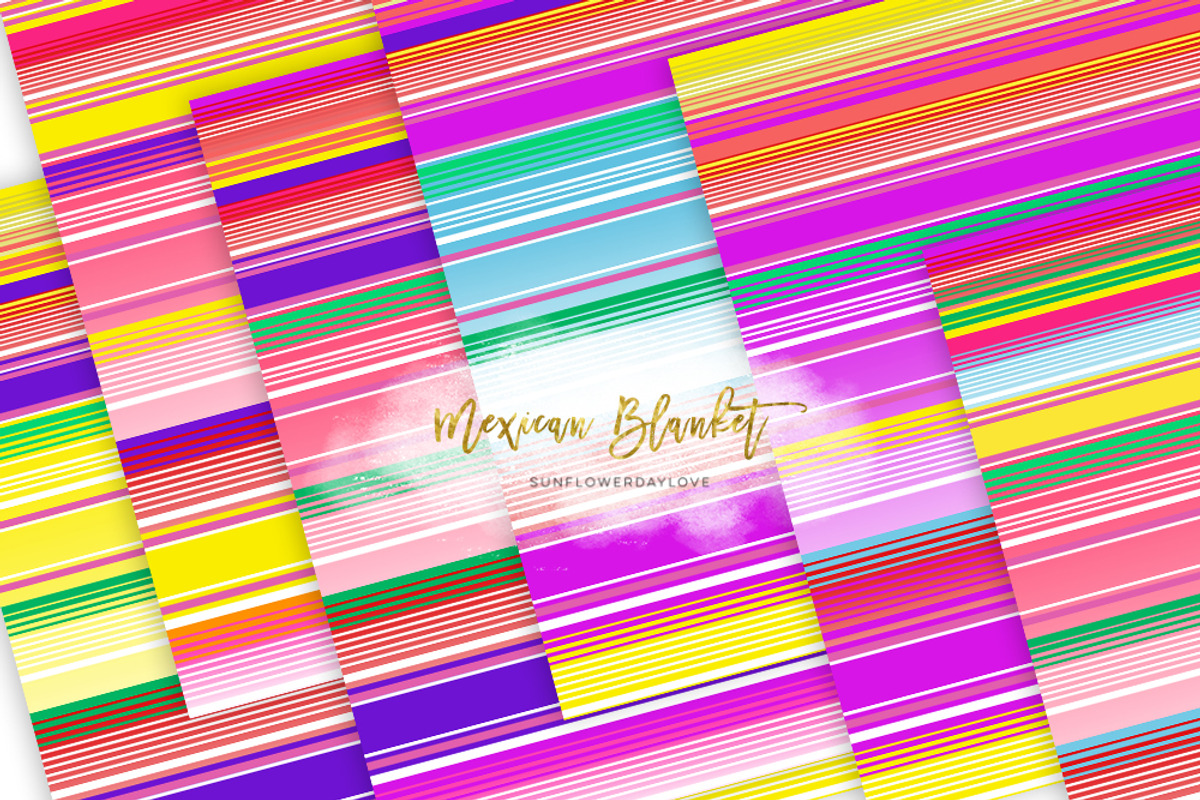 Mexican Blanket texture, a Texture Graphic by Sunflower Day Love (Photo 1 of 3)