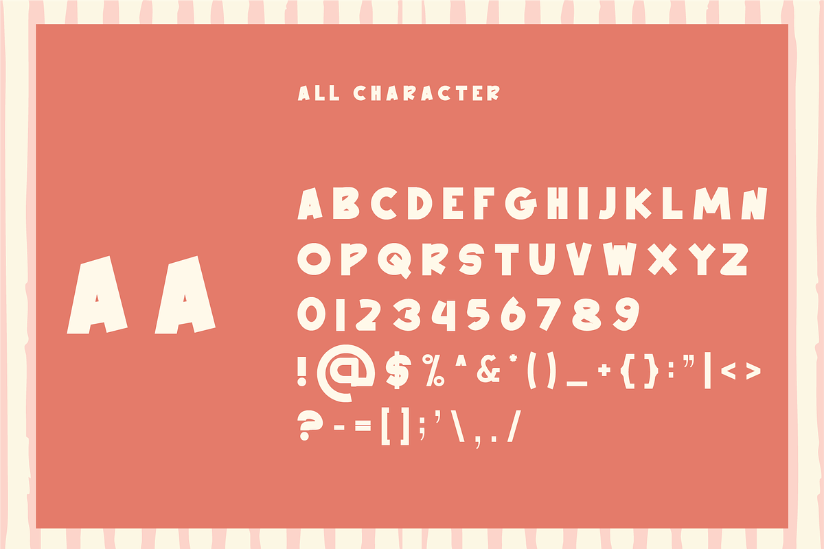 Winkpeach - Playful Handwritten Font, a Handwritten Font by Berdansabersama (Photo 2 of 9)