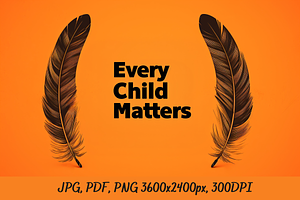 Every Child Matters | Orange T-Shirt, an Illustration by DesignHub