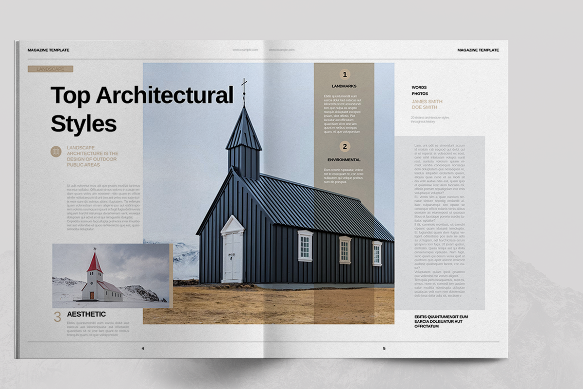 Lifestyle Magazine Layout, a Magazine Template by Boris Cupac (Photo 3 of 7)