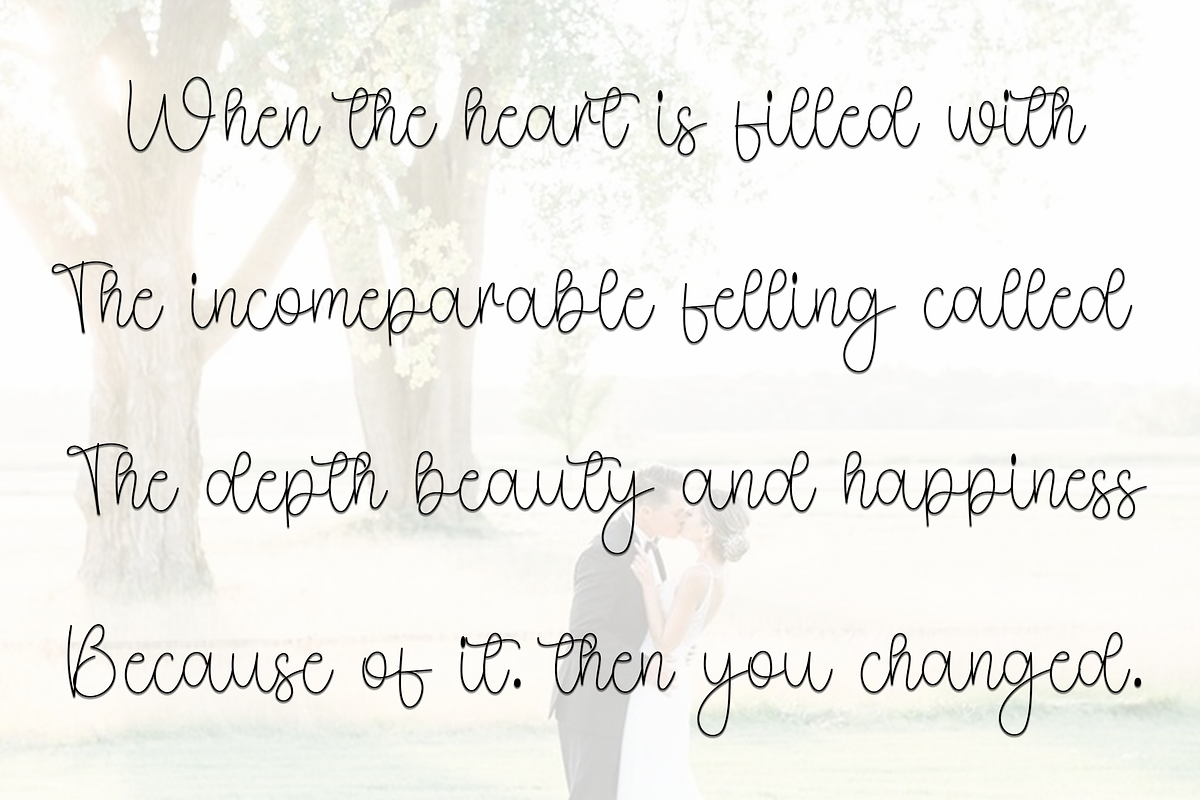 Melinda, a Handwritten Font by FreshTypeINK (Photo 7 of 8)