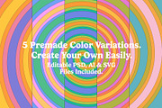 24 Groovy Psychedelic Backgrounds, a Background Graphic by Graphic Goods (Thumbnail 3 of 15)