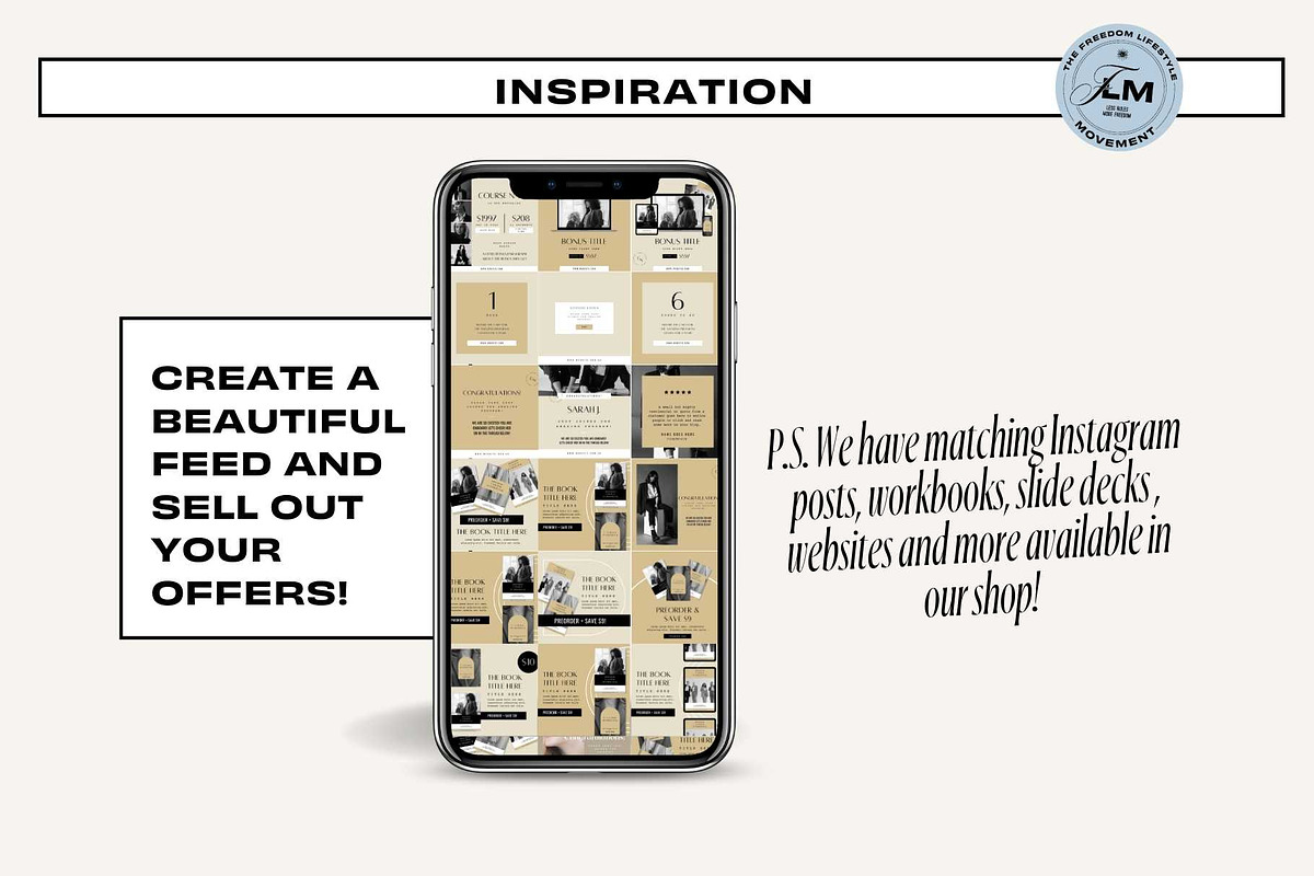 80 Launch Posts - Luxury CEO, a Social Media Template by Freedom Business Shop (Photo 9 of 11)