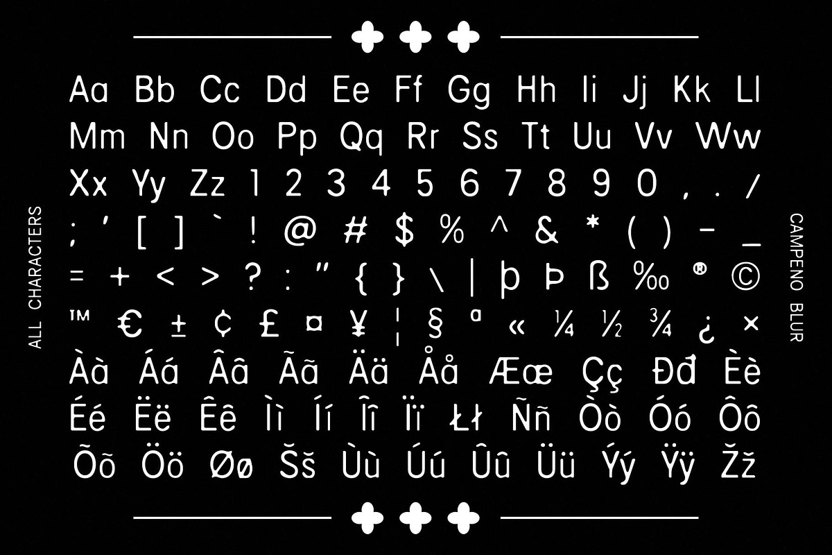 Campeno Blur, a Sans Serif Font by Craft Supply Co. (Photo 8 of 8)