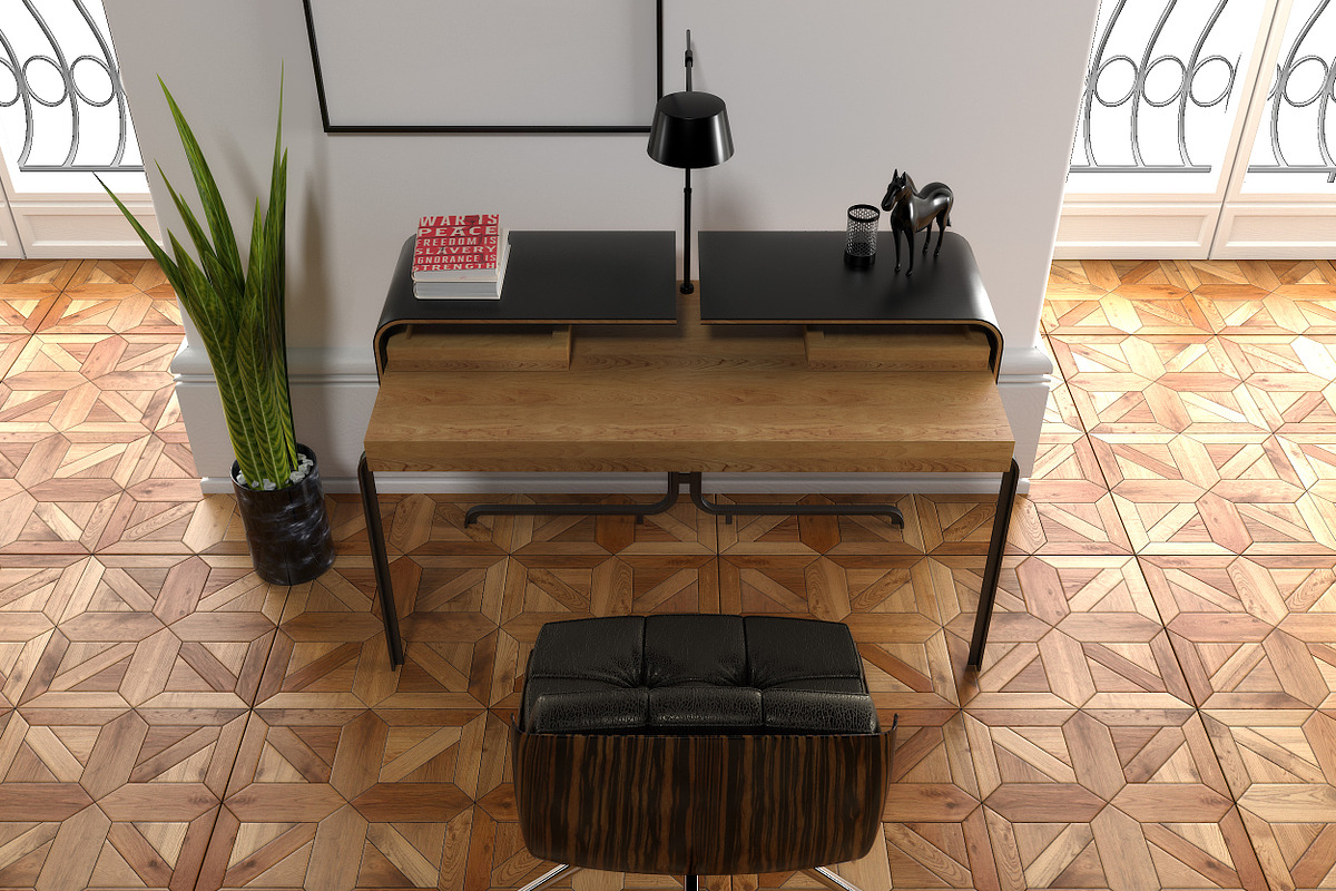 Home office 1210, a Furniture 3D Model by inDahouze (Photo 3 of 10)