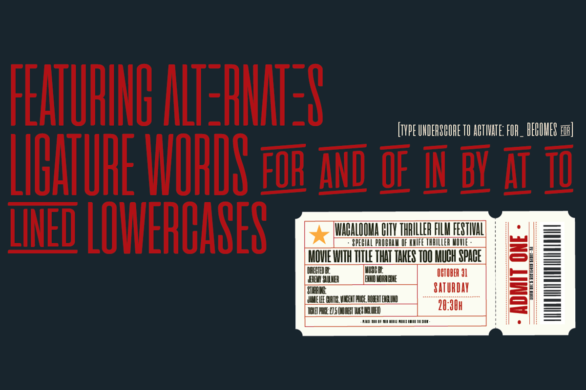 Cinematografica - 7 fonts preview 3