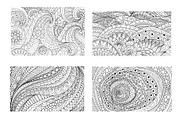 20 Abstract line art backgrounds, a Decorative Illustration by Somjai King (Thumbnail 4 of 6)