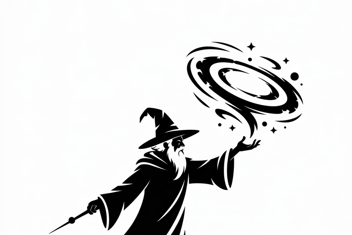 silhouette a mysterious wizard, an Illustration by Amazin_art (Photo 18 of 19)