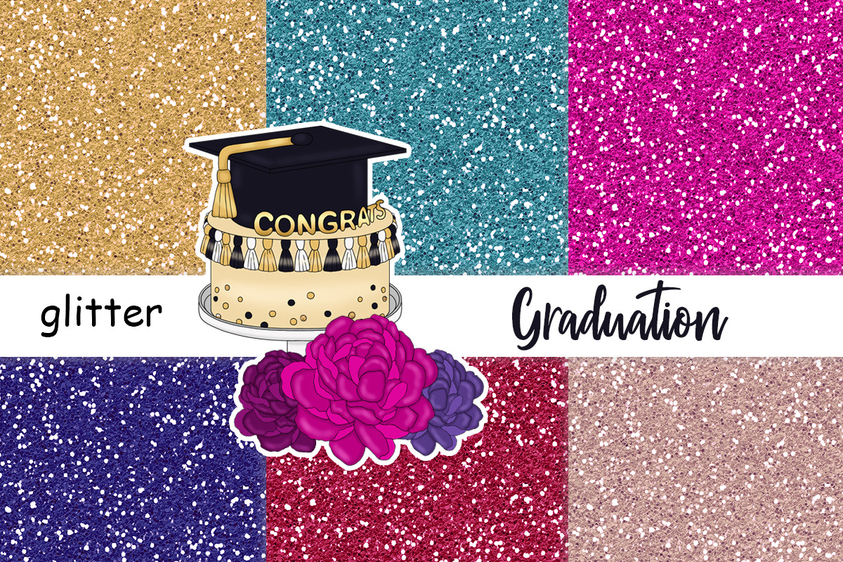 Graduation Glitter, a Texture Graphic by GlamArtZhanna (Photo 2 of 3)