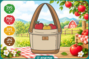 Apple Orchard Clipart Bundle, an Object Illustration by Actual Pixel (Thumbnail 10 of 22)