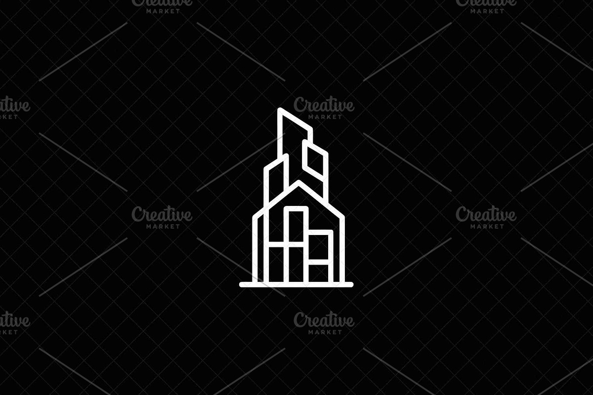 Minimalist Building Emblem, an Object Illustration by Vectorium Studio (Photo 3 of 4)