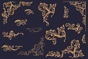 Hand drawn vintage ornaments set, an Object Illustration by FleurArt (Thumbnail 2 of 8)