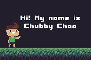 Chubby Choo - Pixel Art Font