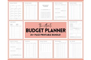 Ultimate Budget Planner BUNDLE! 24pg