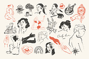 Self love Illustrations, an Object Graphic by iStar Design (Thumbnail 3 of 12)