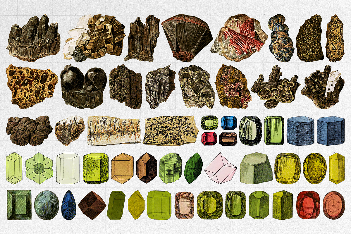 Gemstone Illustrations [1200+ PNG's], an Object Graphic by Meglenov (Photo 21 of 28)