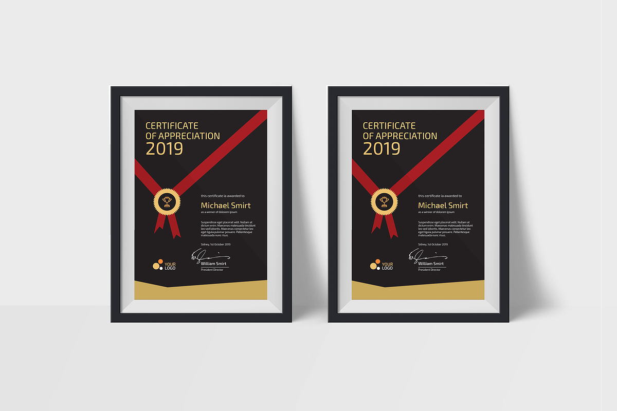 Multipurpose Certificates, a Stationery Template by silukEight (Photo 6 of 7)