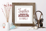 Love Family Quotes. SVG bundle, an Illustration by Zoya Miller (Thumbnail 5 of 14)