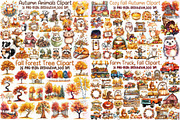 Autumn Clipart Huge Bundle, an Illustration by Sublimation Artist (Thumbnail 9 of 12)