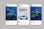 Blue Car Rent Instagram Post, a Social Media Template by Neermana (Thumbnail 2 of 4)