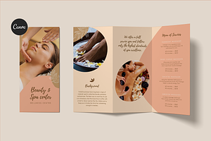 Spa & Wellness Trifold Brochure