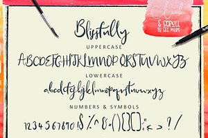 Font & Watercolor Bundle 92% OFF