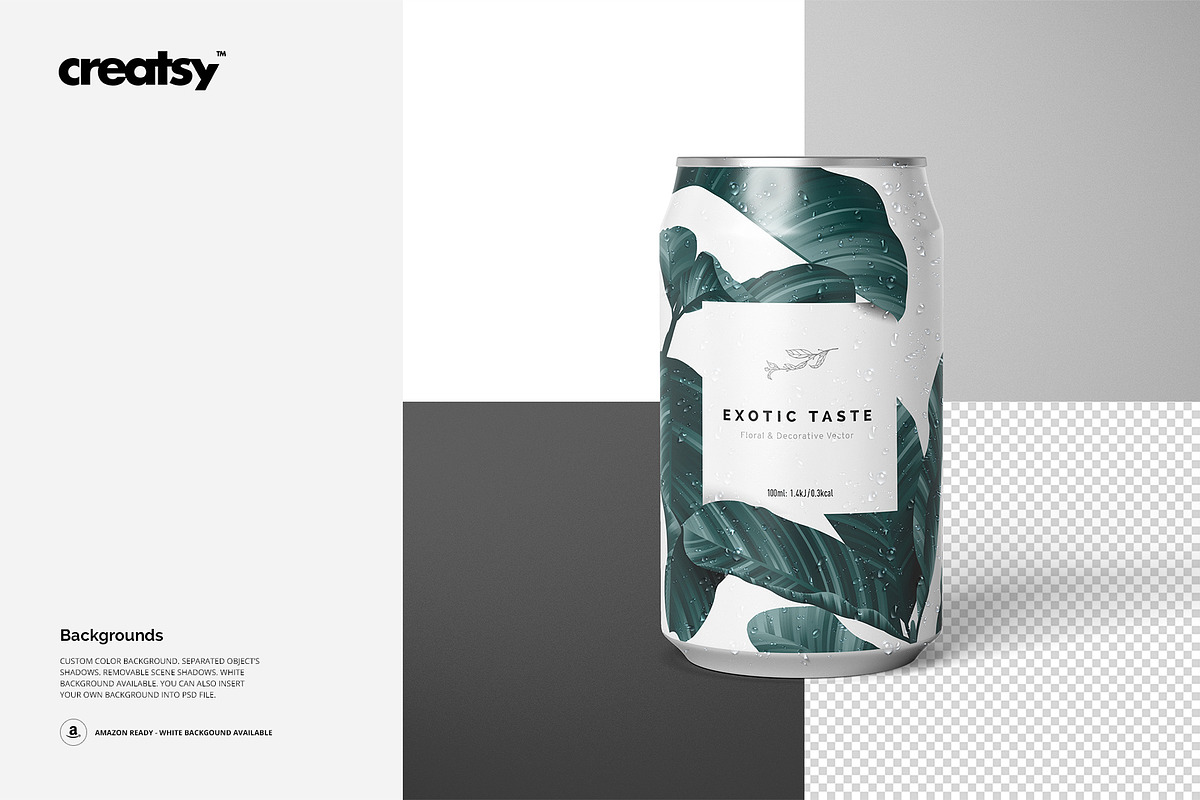 Can Mockup Set (type 1), a Packaging Mockup by creatsy5 (Photo 8 of 10)