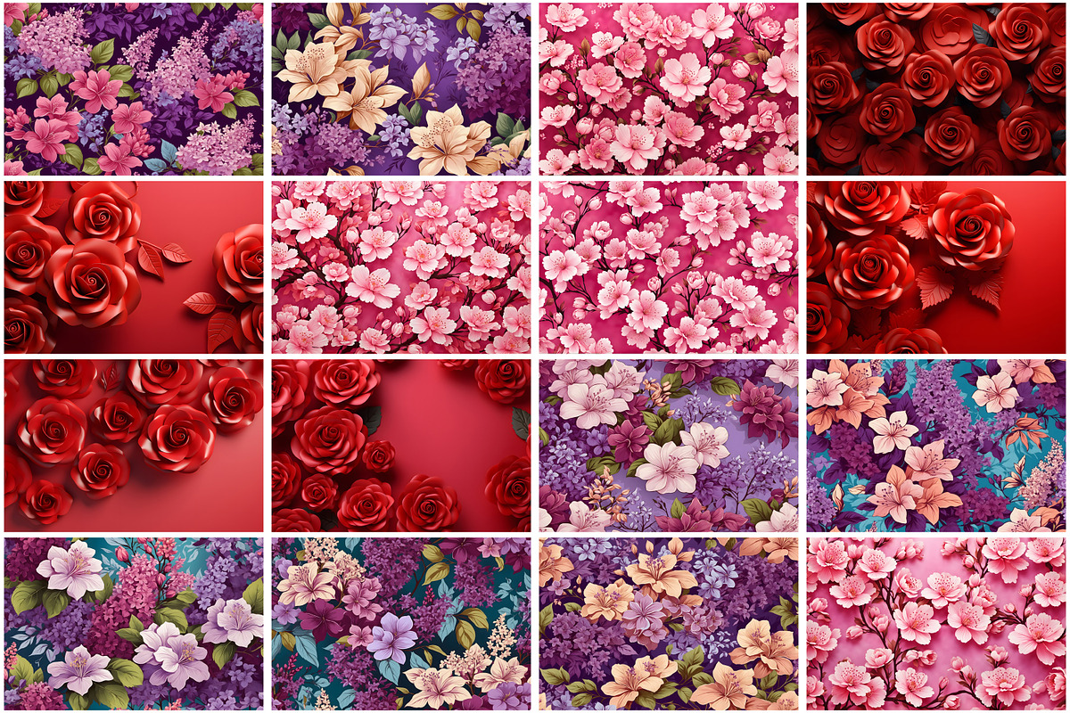 Flowers Background, a Background Graphic by Forhadx5 (Photo 2 of 4)