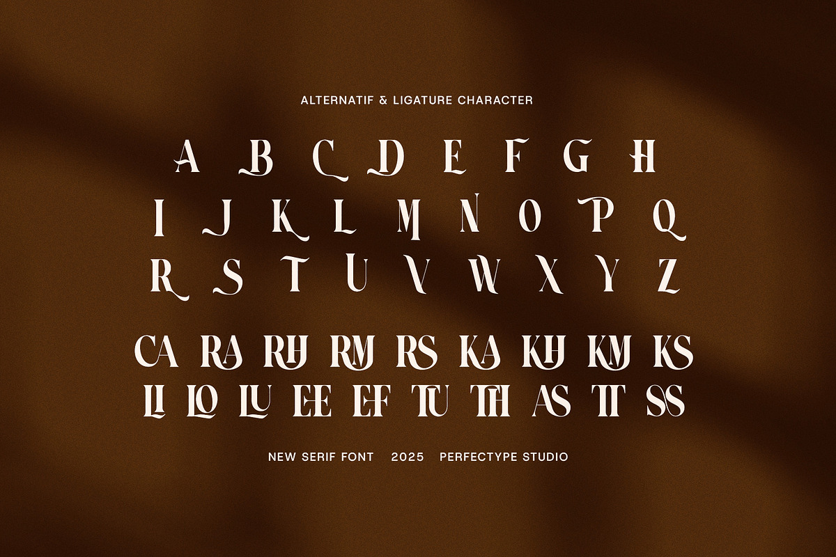 Armio Elegant Serif Font, a Serif Font by Perfectype (Photo 8 of 8)