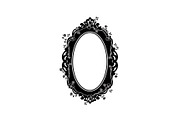 Vintage Ornate Oval Frame Bundle, an Illustration by jahid234 (Thumbnail 2 of 31)