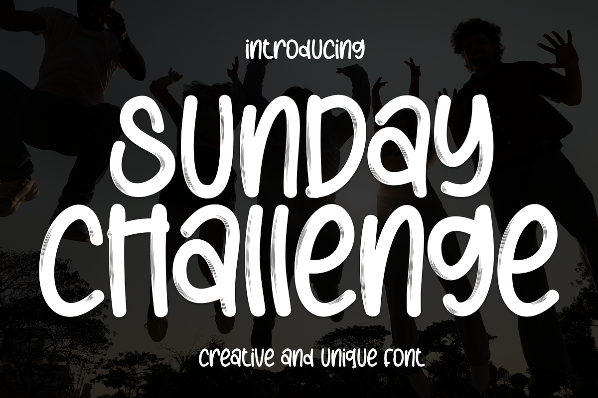 Sunday Challenge | Script Font, a Script Font by Scratchones (Photo 1 of 8)