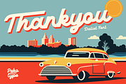 Daliot - Retro Script Display Font, a Script Font by Pekotype (Thumbnail 14 of 14)