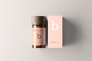 Amber Glass Bottle Mockup, a Cups & Container Mockup by pmvch (Thumbnail 5 of 20)
